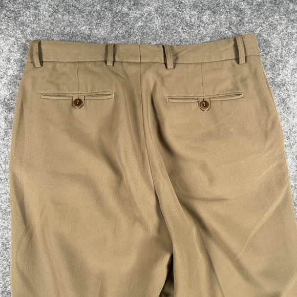 Alberto Pants Mens 33x32 Brown Comfort Fit Kevin Ceramica Dress‎ Workwear - Picture 11 of 12